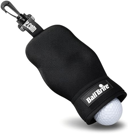 BallBrite Portable Golf Ball Cleaner — Patented Pocket Washer by BallBrite