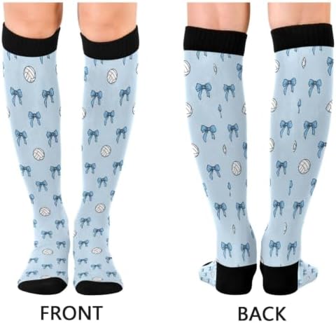 White Baseballs Stitching Compression Sock - Image 2