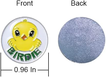 Golf Ball Markers Assorted Patterns Value Pack of 12 Golf Gifts, Golf Cap Clips - Image 3