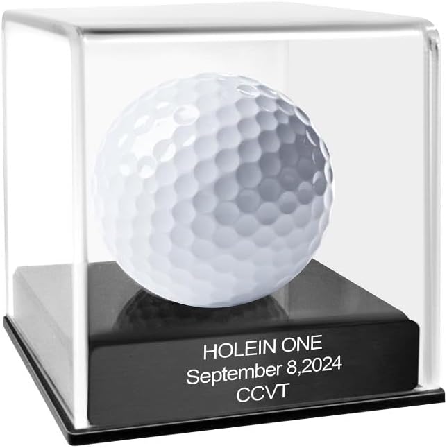 HH-GOLF® Golf Ball Display Case, Transparent Souvenir Gift Presentation Box - Image 3
