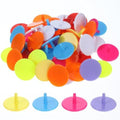 Styquenzer Golf Ball Marker, Bulk 50 Pcs Multicolor Plastic Round Golf Ball by Unknown