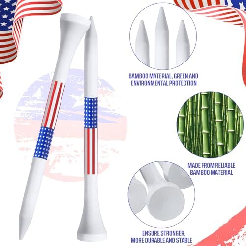 Mudder 600 Pcs 3-1/4" 2-3/4" 1-1/2" Patriotic Golf Tees Bulk - Image 4