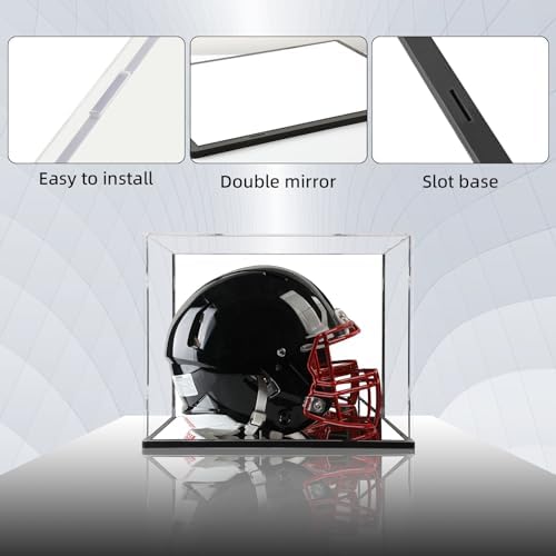 Full Size Football Helmet Acrylic Case - Image 6