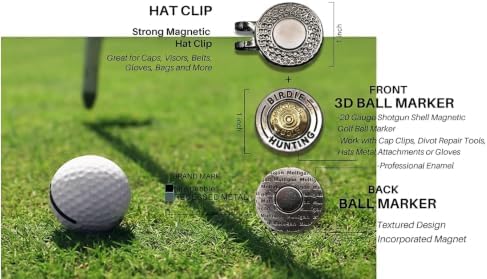 Funny Golf Ball Marker + Premium Magnetic Hat Clip | Unique Gift - Image 3