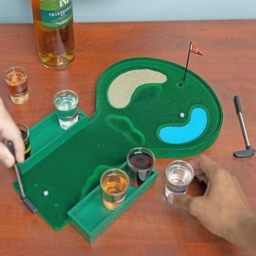 Fairly Odd Novelties Miniature Golf Drinking Game Set, 1.75oz Glasses – - Image 3