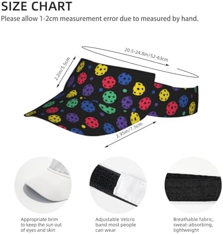 Sports Sun Visor Hats Adjustable Men Women Lightweight Packable Cooling Empty - Image 4