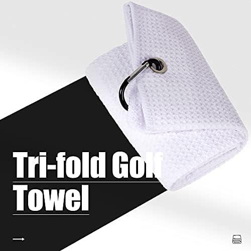Mile High Life Tri-fold Golf Towel | 16" X 24" | Premium Microfiber Fabric | - Image 2