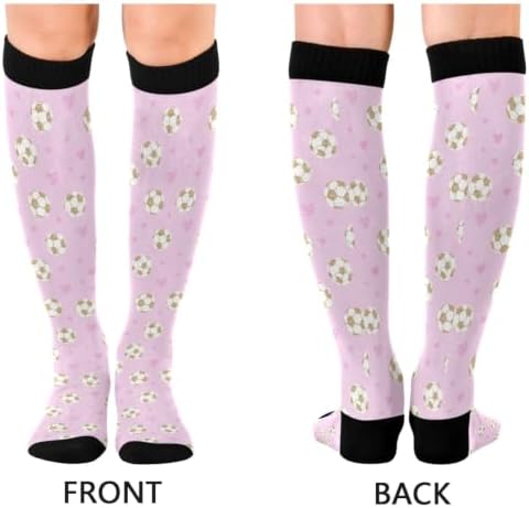White Baseballs Stitching Compression Sock - Image 4