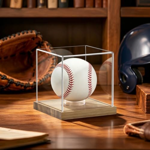 Clear Acrylic Baseball Display Case - Image 7