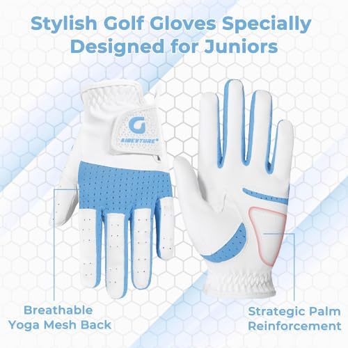 AIGEVTURE Kids Golf Gloves Junior Breathable Golf Gloves - Image 2