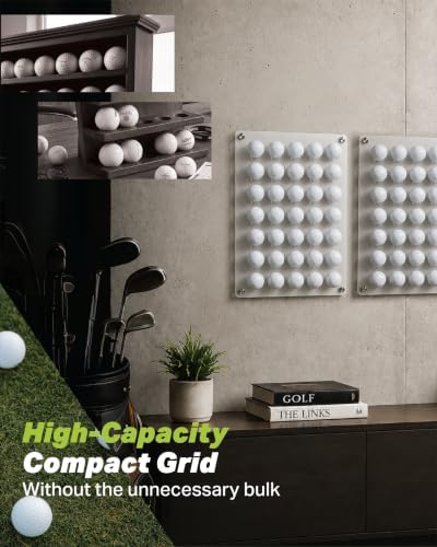 Metal Golf Ball Display Case Wall Mount - Image 2