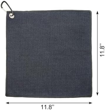 Quacc Premium Black Golf Towel - Image 5