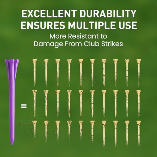 FINGER TEN Golf Tees Plastic Unbreakable - Image 5