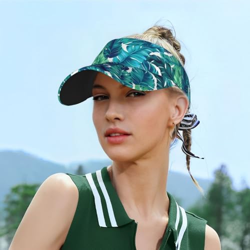 Sports Sun Visor Hats Adjustable Men Women Lightweight Packable Cooling Empty - Image 5