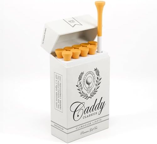 Caddy Classics Golf Tee Holder Assortment – Durable, Reusable Magnetic Lid by CaddyClassics