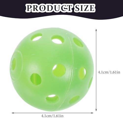 12pcs Practice Golf Balls PP Perforated Plastic Hollow Training Balls - Image 2
