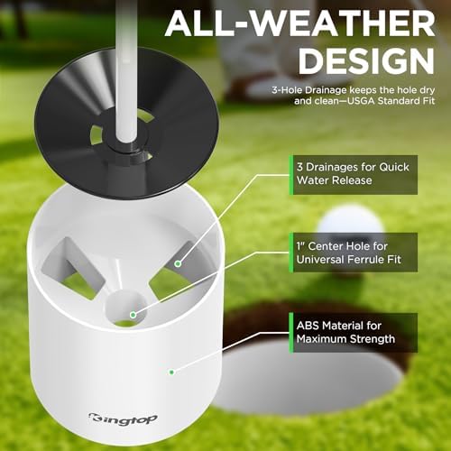 KINGTOP Golf Hole Cups for Practice Putting Greens, 4 or 6 in Deep - Image 3