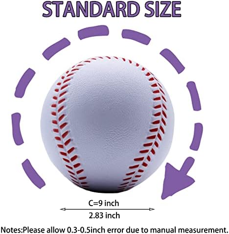 Magicorange Foam Baseballs, 12/24 Ball Pack Practice Training Baseballs - Image 2
