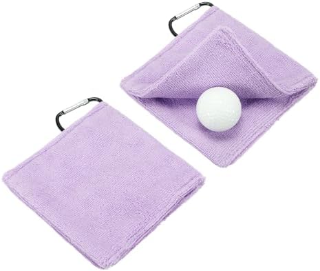 Small Microfiber Golf Towel, Pocket Golf Ball Towel by YELARXI