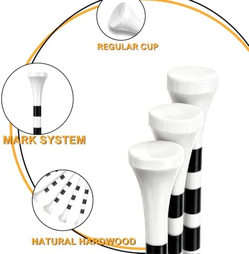 Wooden Golf Tees, 2-3/4" Long Tees Golf 100 Count - Image 4