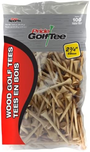 Pride Golf Tee, 2-3/4 inch Deluxe Tee by PrideGolfTee