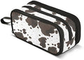 ZAZYXTJ Cow Print Pencil Case Large Capacity Pencil Pouch by ZAZYXTJ