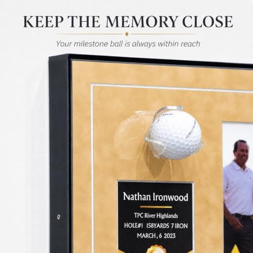 Hole-in-One Golf Display Frame, Frameless Acrylic - Image 7