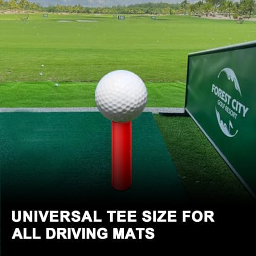 8 Pcs Rubber Golf Tees for Mats, Driving Range & Simulator Use - Image 6