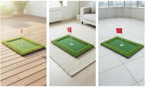 Easy to Set up Water Putting Game | Compact 60 X 90 Cm Size, Golf Mat - Image 3