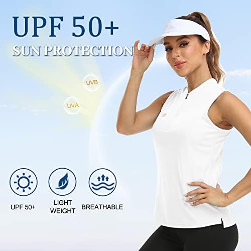 Women's Sleeveless Tennis Shirt Golf Shirts - Image 6