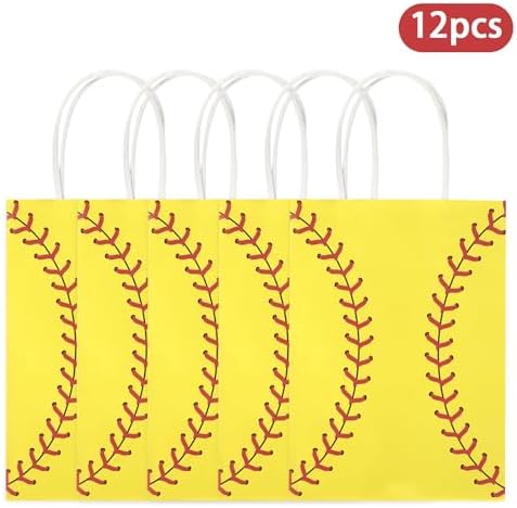 Hxezoc 12 Pieces Softball Gift Bags - Image 6