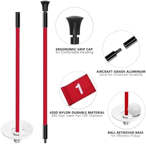 Golf Flagstick for Portable Sectional Yard - Image 2