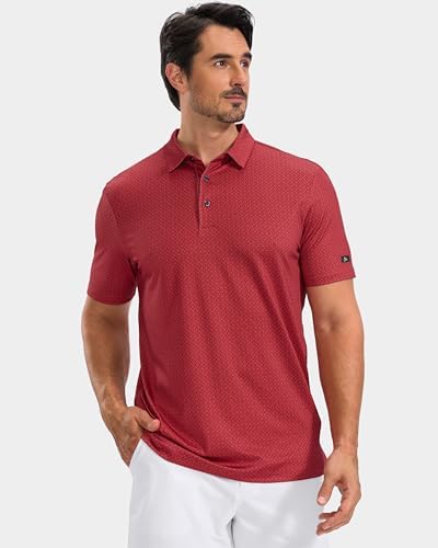 Obla Men's Golf Shirt Short Sleeve Dry Fit Collared Polo Shirts - Image 2