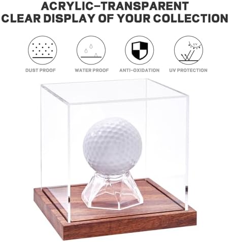 LITY Golf Ball Display Case, No Assembly Required Clear Cube - Image 5
