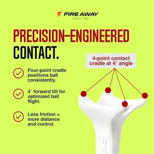 FIRE AWAY ShorTee Short Golf Tees – 1.75" Zero Friction - Image 4