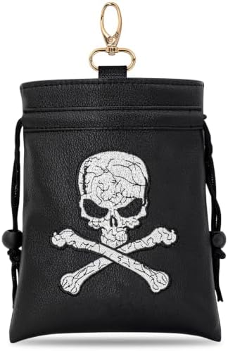 Skull Golf Valuables Pouch Bag by MEAHILESC