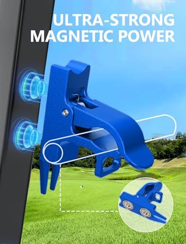 Magnetic Golf Cart Holder with Fork Design, Aluminum Alloy Magnetic Holder with - Image 2