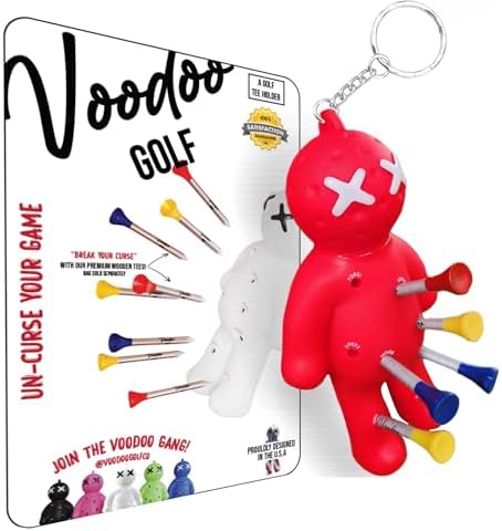 Ball Tee Holder | Novelty Keychain Accessory by Voodoo+Golf