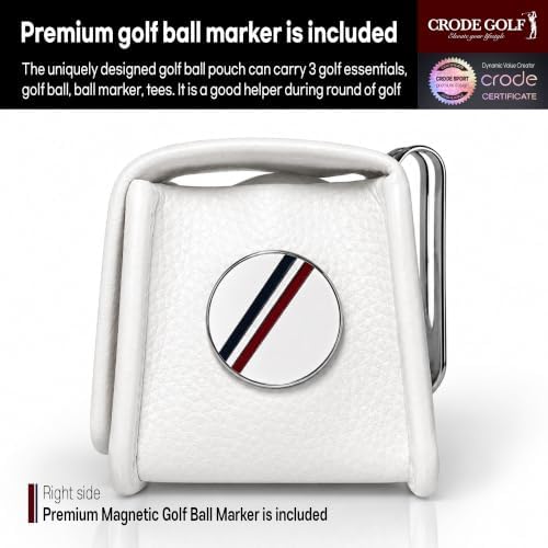 CRODE Golf Ball Bag and Tee Holder - Image 3