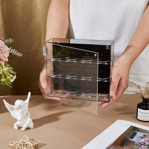 SUPERFINDINGS 3-Tier Acrylic Golf Ball Display Case Mountable Golf Ball Holder - Image 3