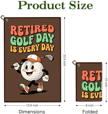 Retired Golf Day is Every Day Towel - Image 2