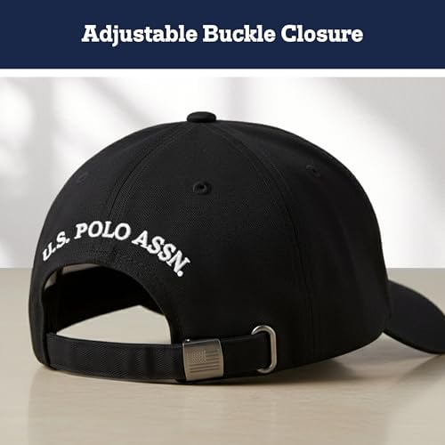 U.S. Polo Assn. Baseball Cap, 100% Cotton Adjustable Dad Hat - Image 4