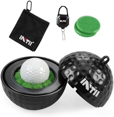 Upgrade Portable Golf Ball Cleaner More Lightweight, Home Golf Ball Washer by INTII