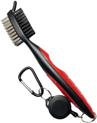 The Golfer's Workshop Golf Club Brush - 2 Ft Retractable Zip-line - Image 2