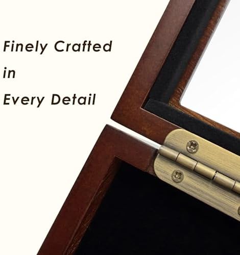 Hole-in-One Golf Ball Display Case -Custom Brass Plaque Engraving-Durable Wood - Image 4