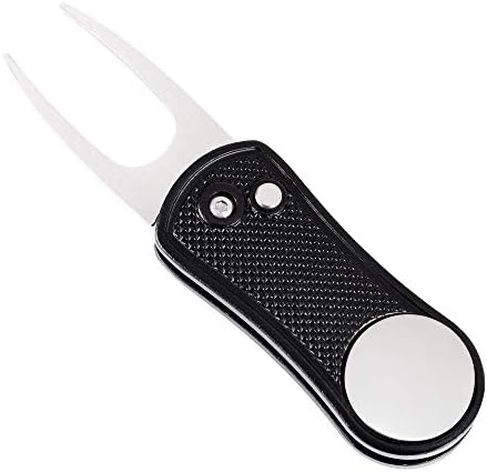 Mile High Life Golf Divot Repair Tool Metal/Foldable w Magnetic Ball Marker by MileHighLife