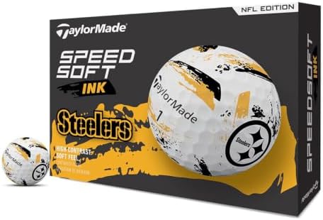 TaylorMade Golf Speed Soft Ink NFL Golf Balls by Unknown