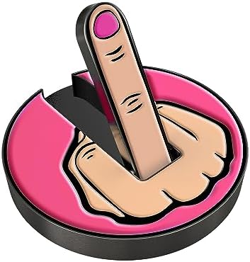 Ultimate Middle Finger Golf Ball Marker | Magnetic Hat Clip | Alignment Ball by K9King