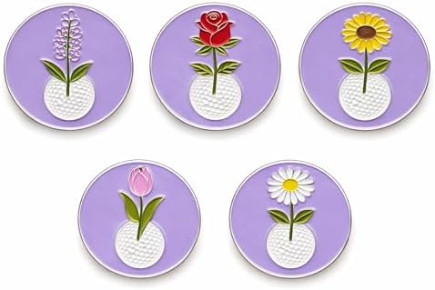 Flower Golf Ball Markers by Unknown