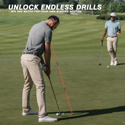 Collapsible Golf Alignment Sticks, 40 Inch Golf Alignment Rods - Image 6